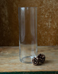 cylinder glass vase