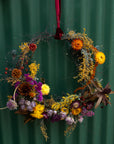 dried xmas wreath