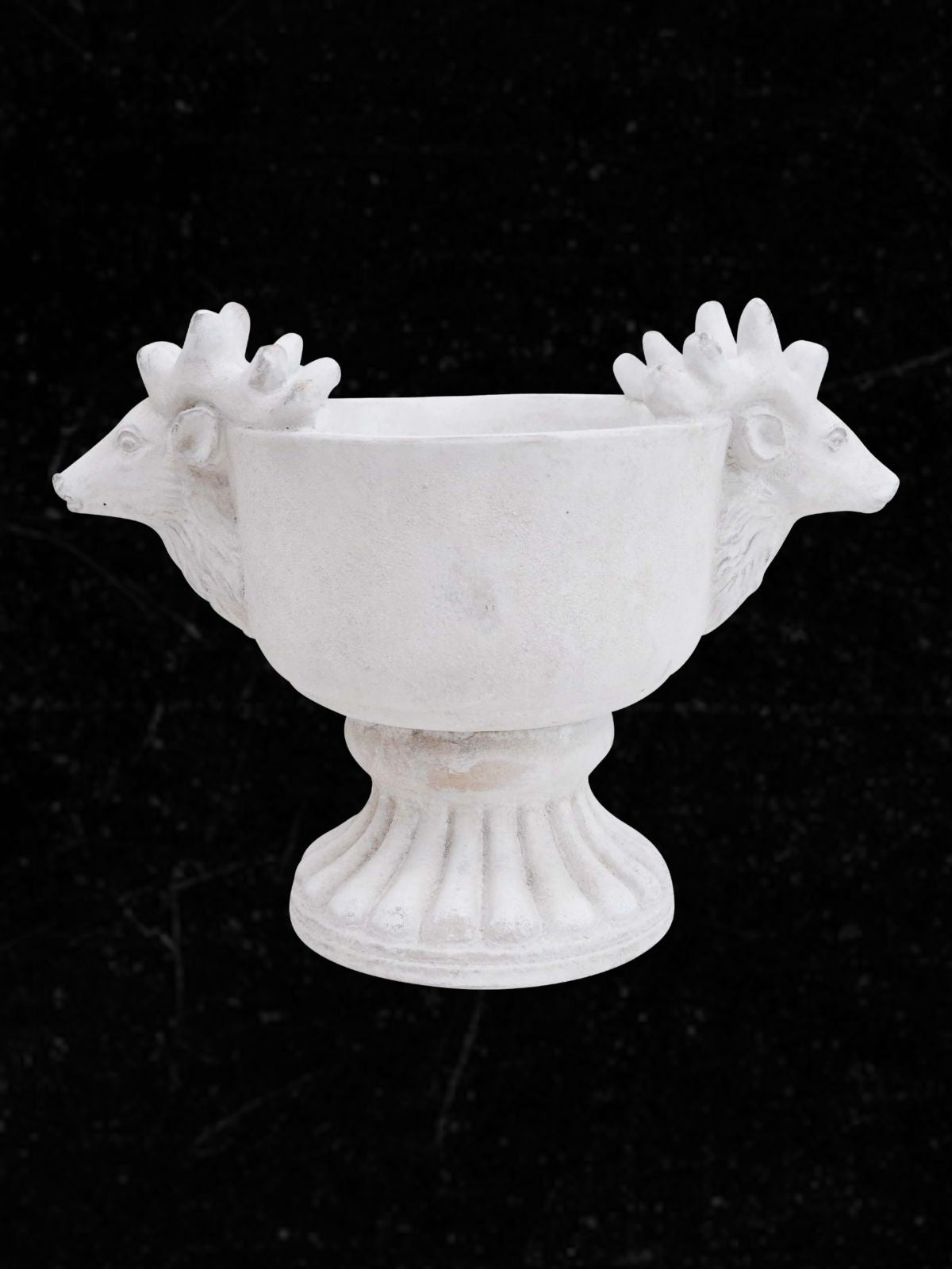deer head urn